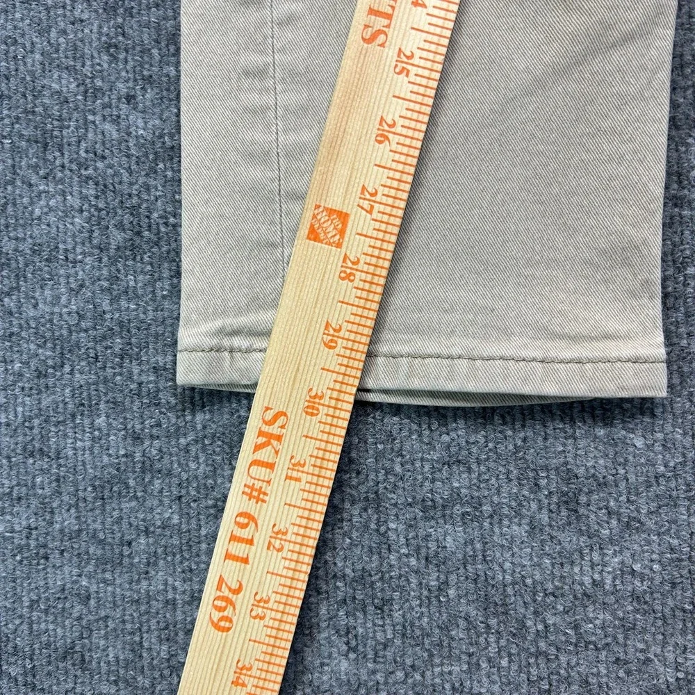 Levi's 511 Straight Jeans Men's Brown Denim Stretch Classic Zip‎ Fly - 31X29.5